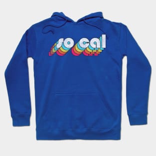 So Cal / Retro California Typography Design Hoodie